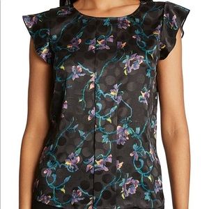 Tahari Floral blouse